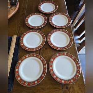 Minton Cordoba Dessert Plates (7) Fine Bone China Made In England Royal Doulton